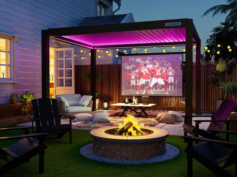 FlexPatio POWER+ Motorized Louvered Pergola