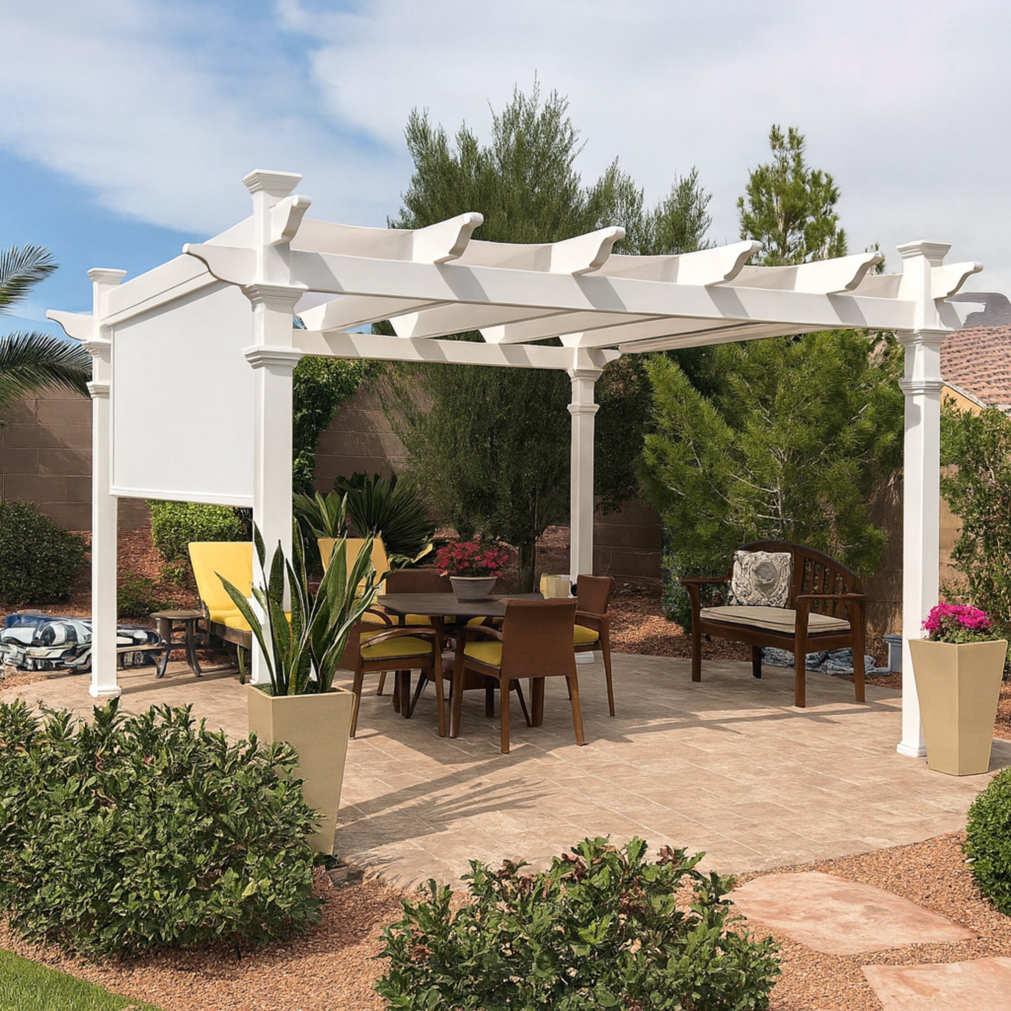 Coppell Vinyl Pergola