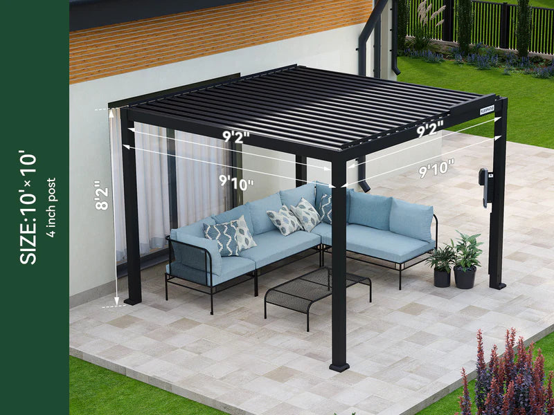 FlexPatio POWER+ Motorized Louvered Pergola