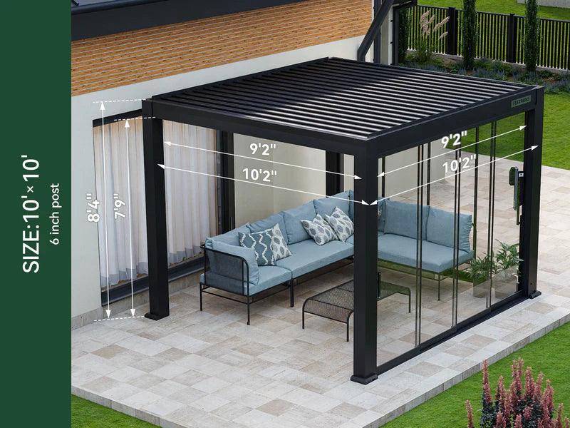 FlexPatio POWER+ Motorized Louvered Pergola