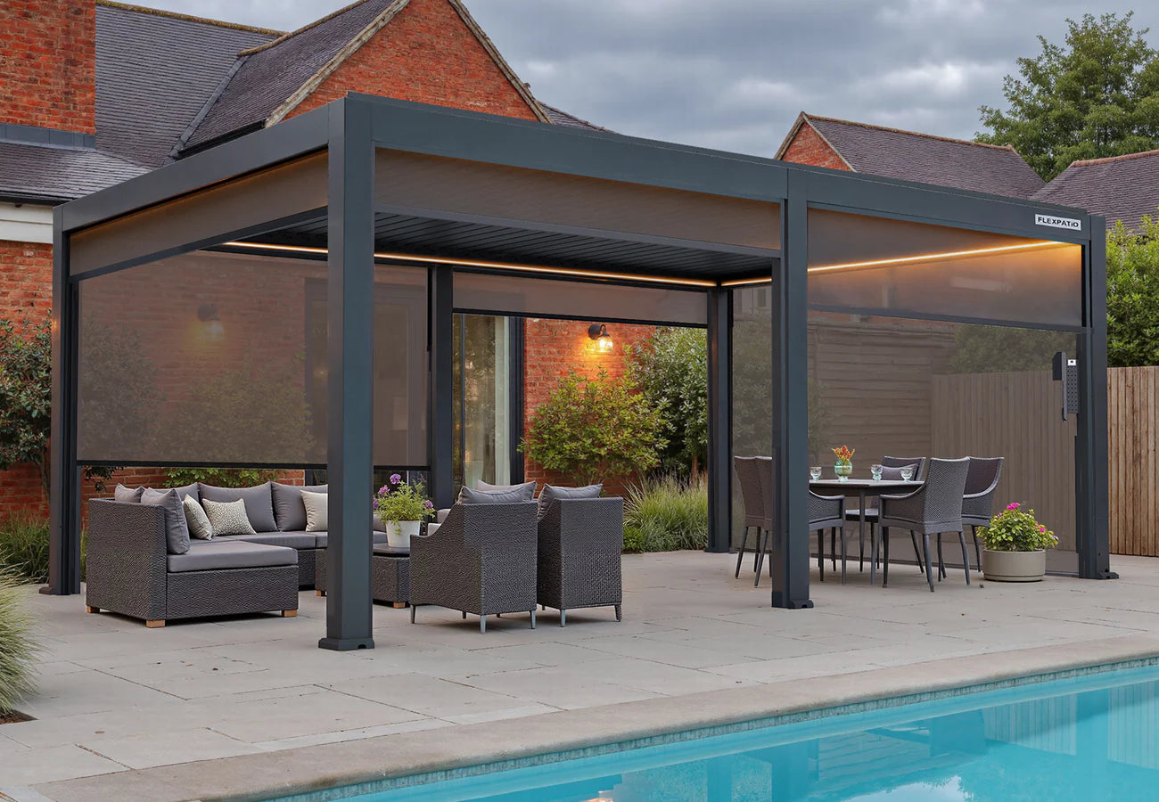 FlexPatio POWER+ Motorized Roller Shades