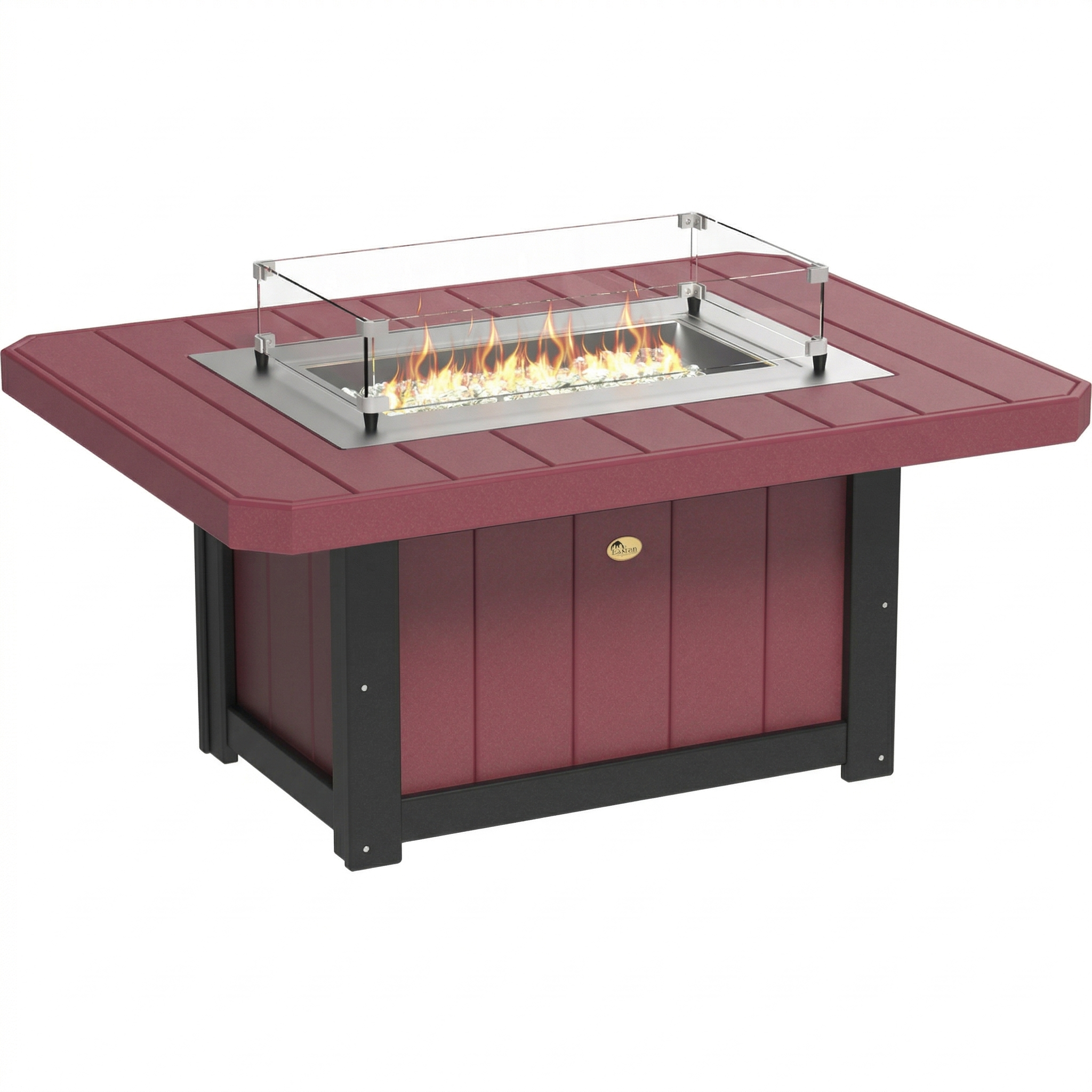 LuxCraft Lumin 51" Rectangular Fire Pit