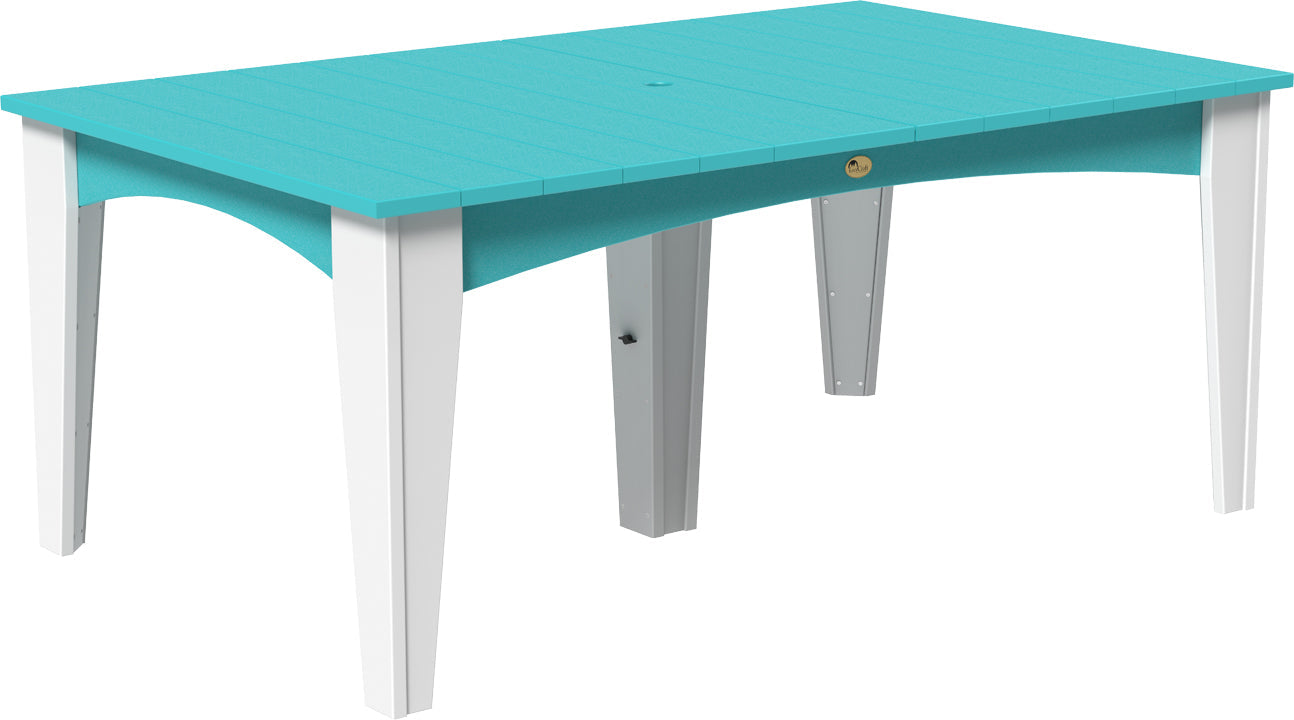 LuxCraft 44" x 72" Island 7-Piece Dining Table Set