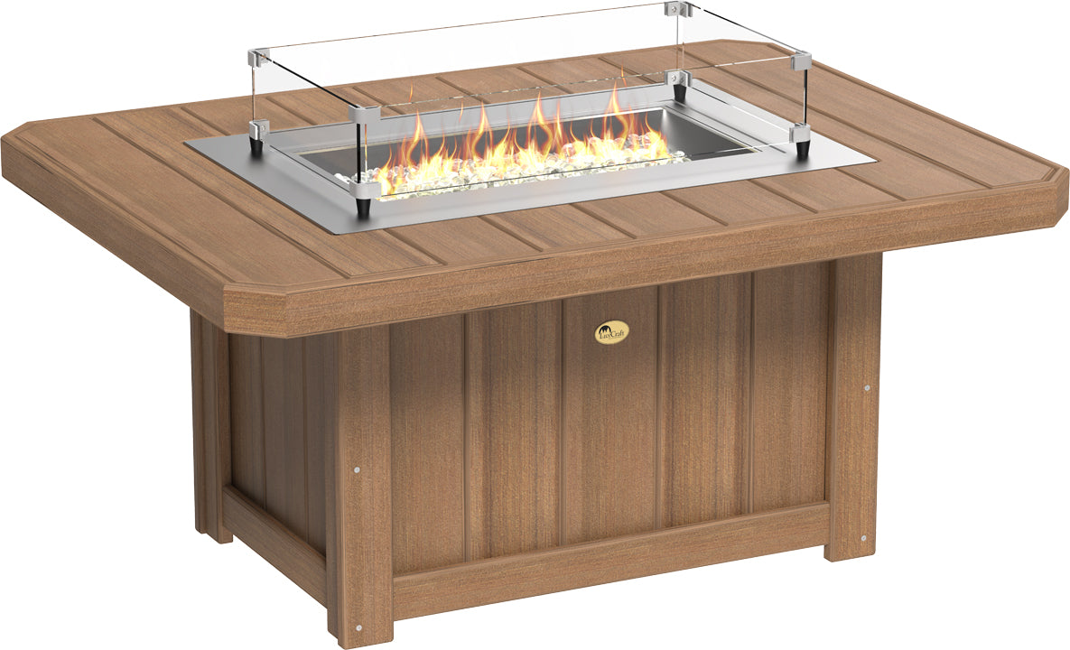 LuxCraft Lumin 51" Rectangular Fire Pit