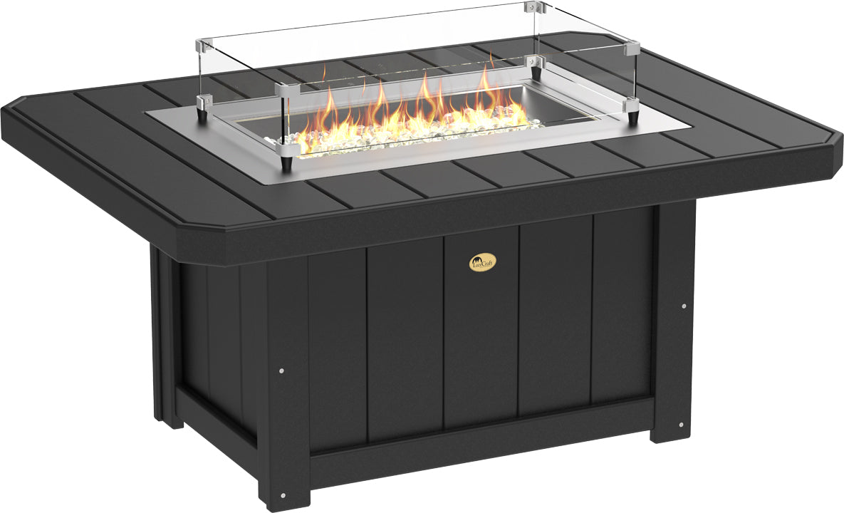 LuxCraft Lumin 51" Rectangular Fire Pit