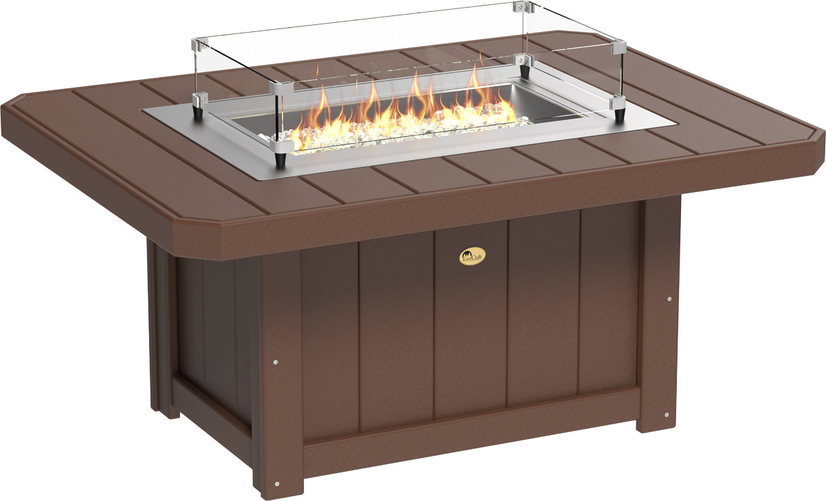 LuxCraft Lumin 51" Rectangular Fire Pit
