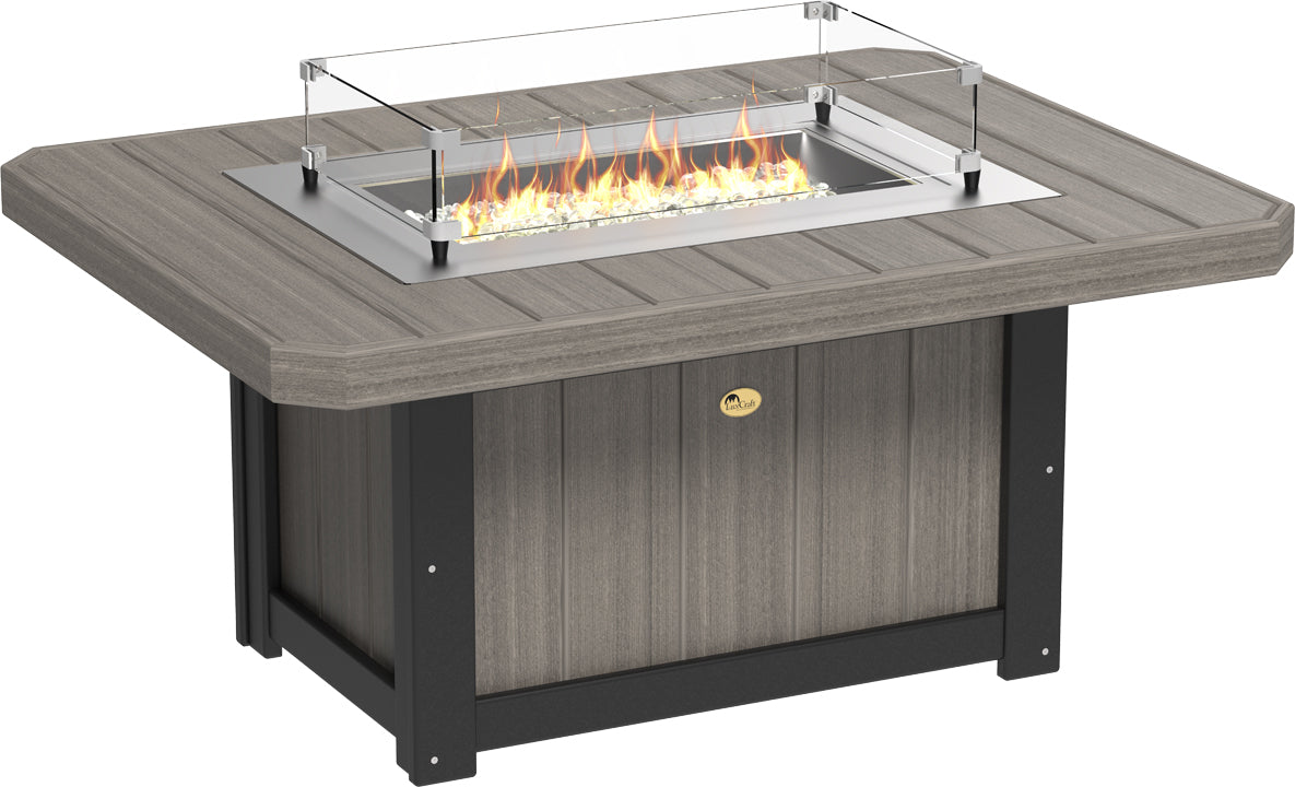 LuxCraft Lumin 51" Rectangular Fire Pit