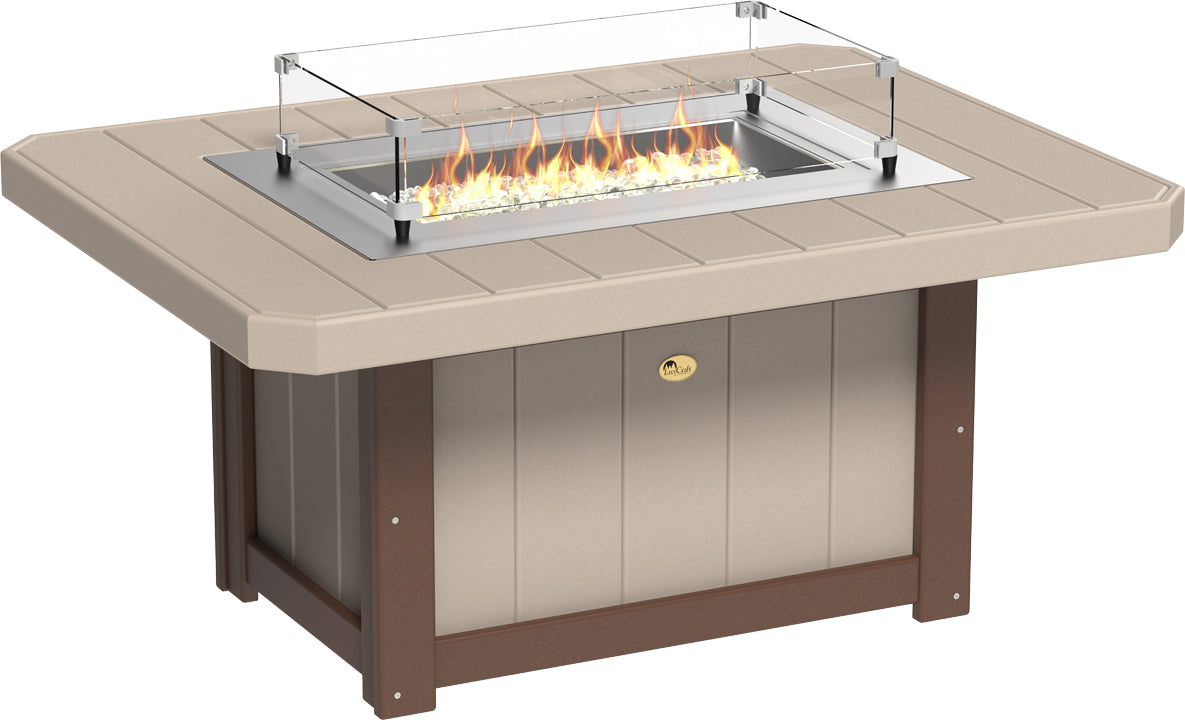 LuxCraft Lumin 51" Rectangular Fire Pit