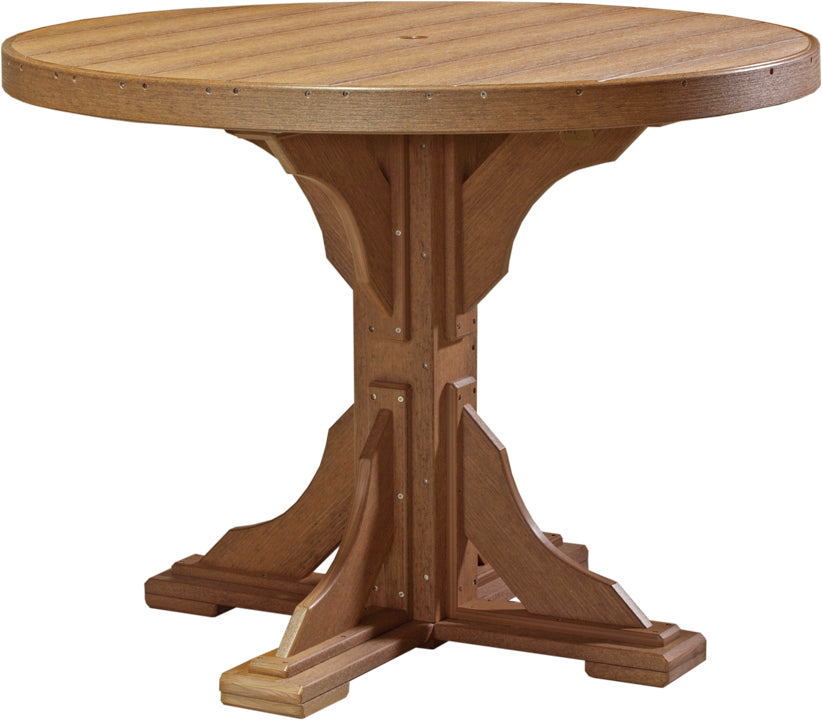 LuxCraft Deluxe Poly 48" Round Table Set #1