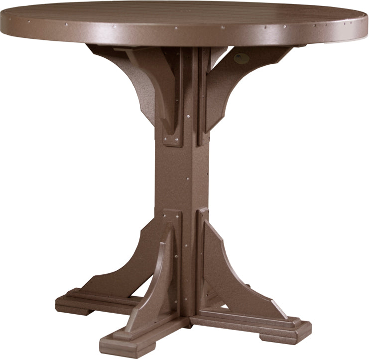 LuxCraft Deluxe Poly 48" Round Table Set #1