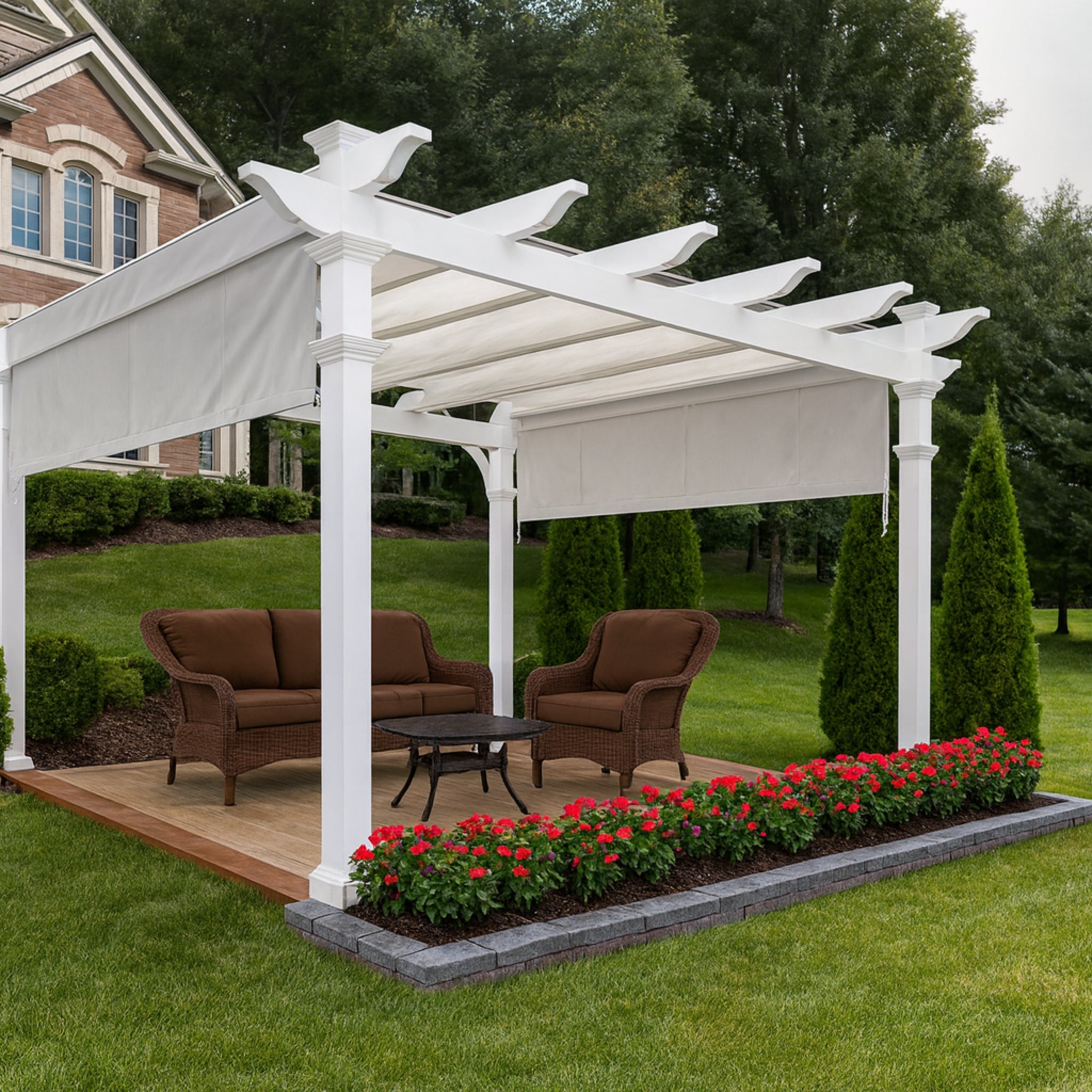 Coppell Vinyl Pergola