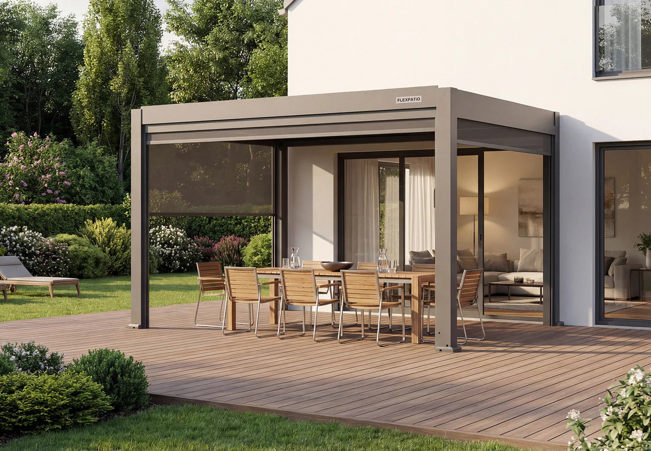 FlexPatio POWER+ Motorized Roller Shades