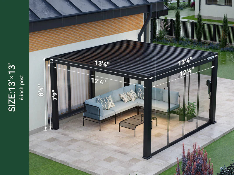 FlexPatio POWER+ Motorized Louvered Pergola