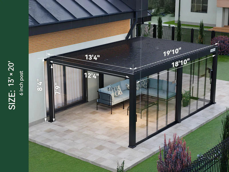 FlexPatio POWER+ Motorized Louvered Pergola