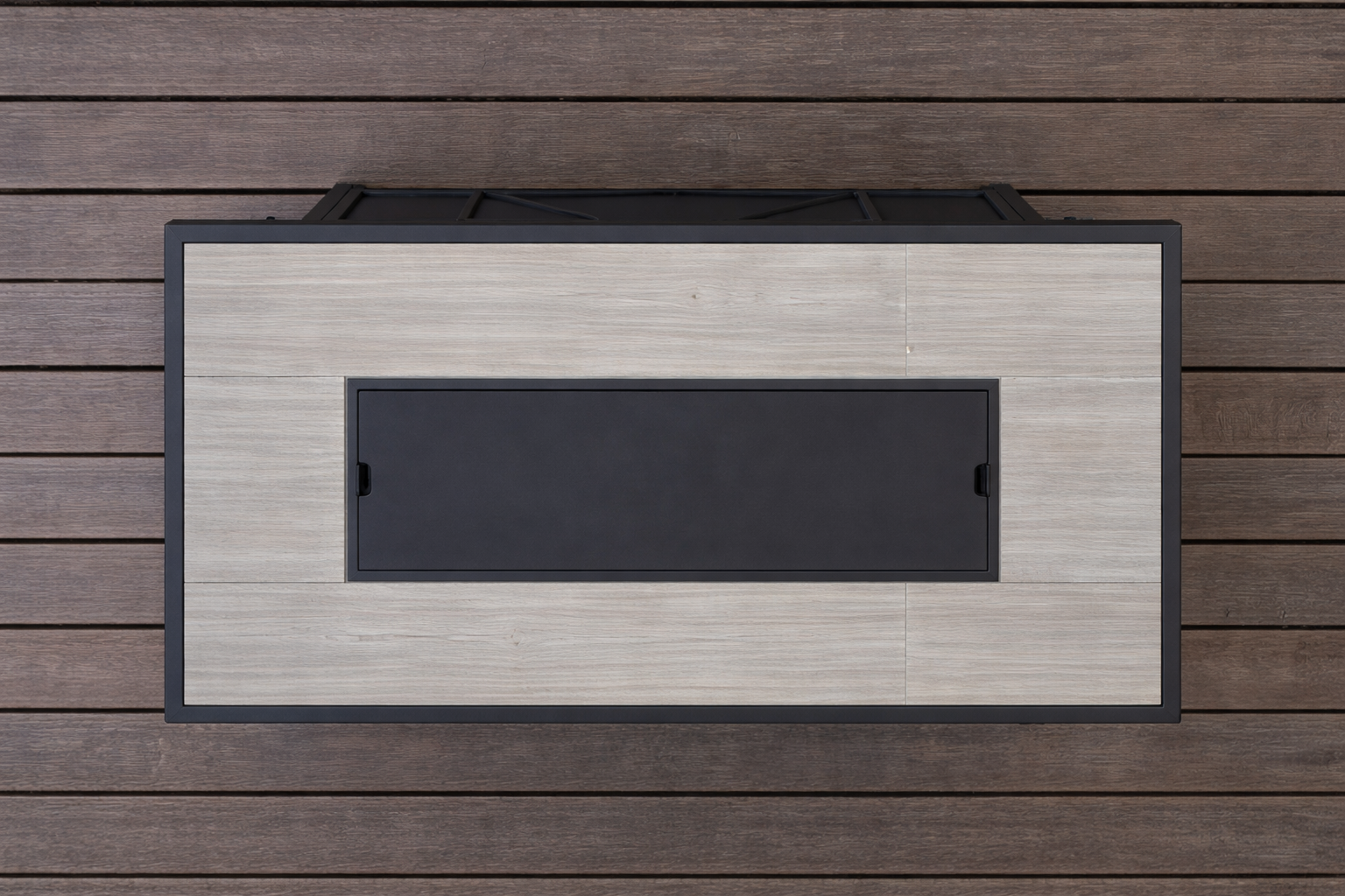 42 In. 60,000BTU Fire Pit Propane Gas Fire Pit Table Rectangular Tabletop