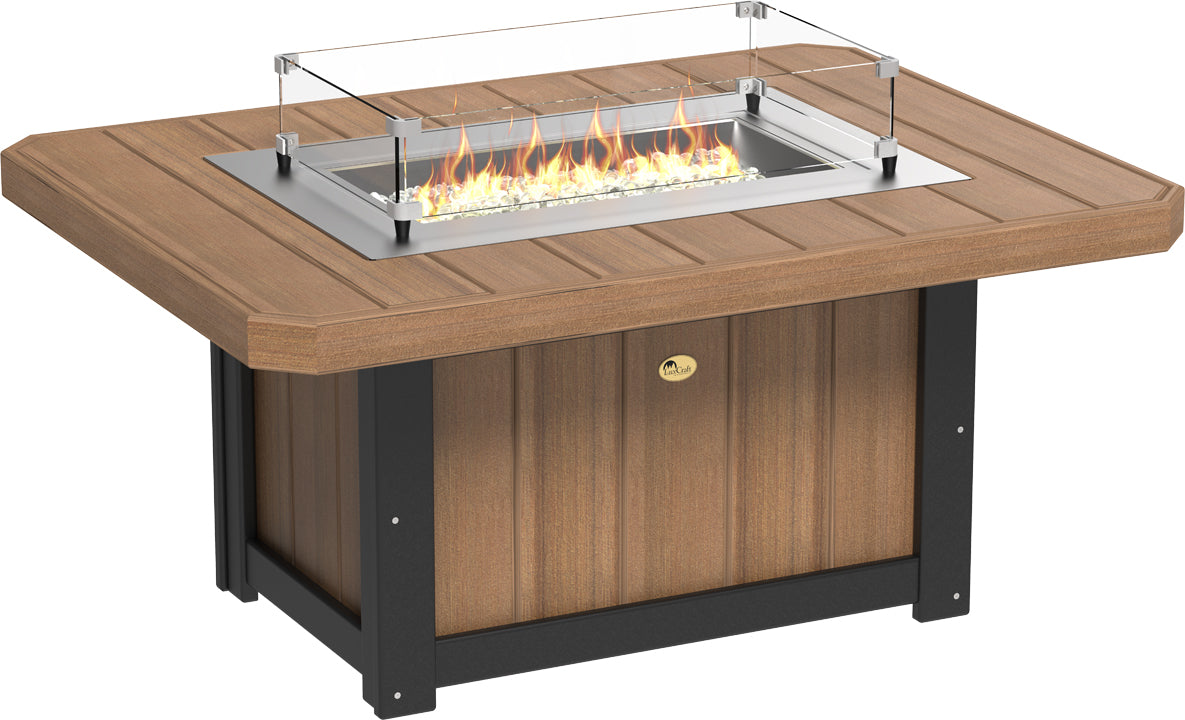 LuxCraft Lumin 51" Rectangular Fire Pit