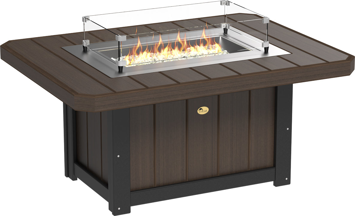 LuxCraft Lumin 51" Rectangular Fire Pit
