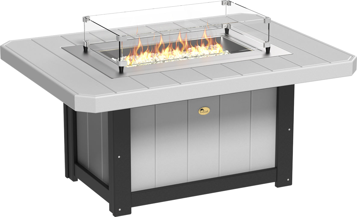 LuxCraft Lumin 51" Rectangular Fire Pit