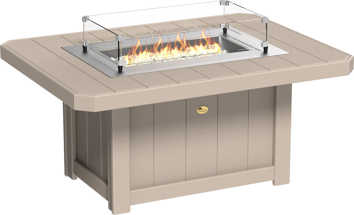 LuxCraft Lumin 51" Rectangular Fire Pit