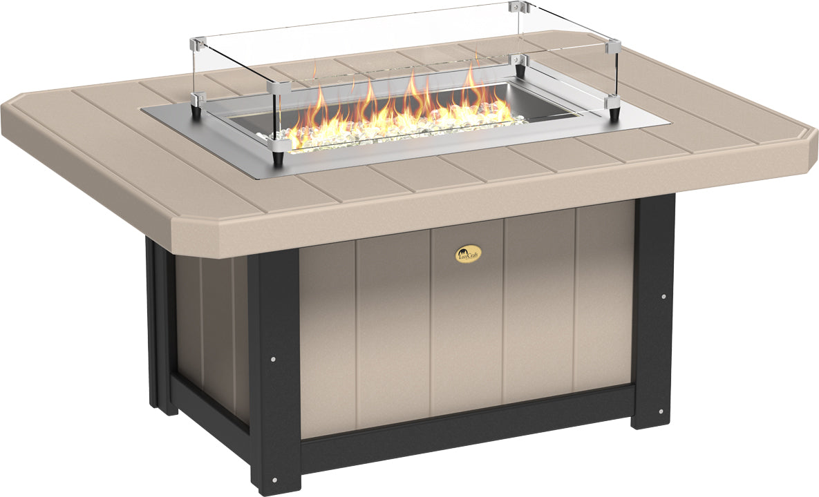 LuxCraft Lumin 51" Rectangular Fire Pit