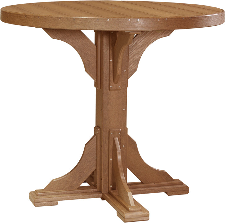 LuxCraft Deluxe Poly 48" Round Table Set #1