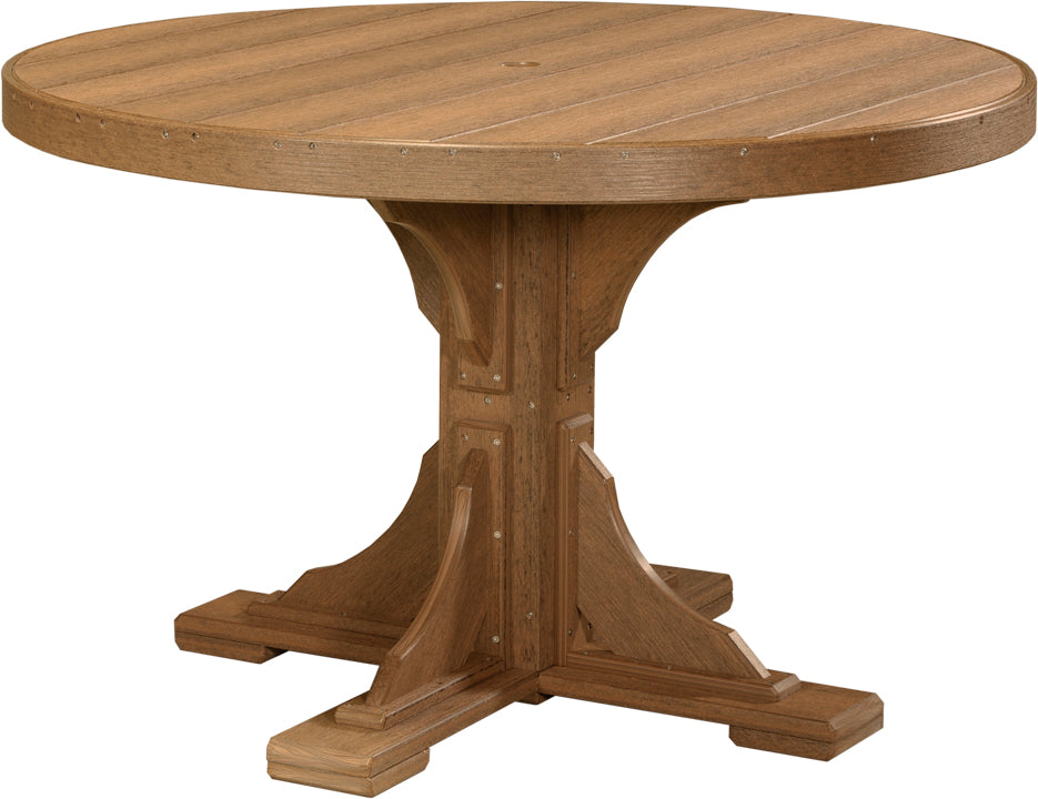 LuxCraft Deluxe Poly 48" Round Table Set #1