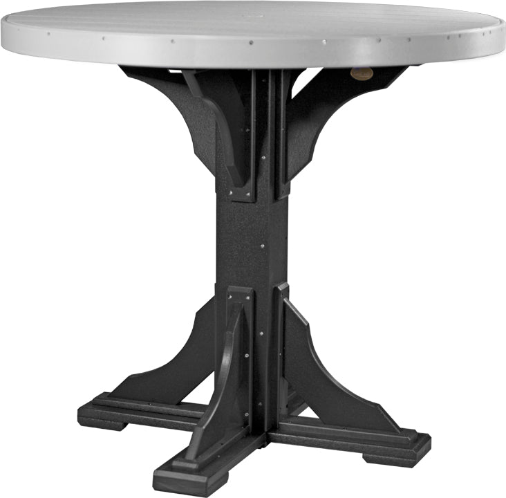 LuxCraft Deluxe Poly 48" Round Table Set #1