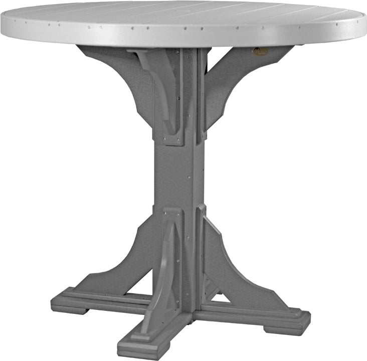LuxCraft Deluxe Poly 48" Round Table Set #1